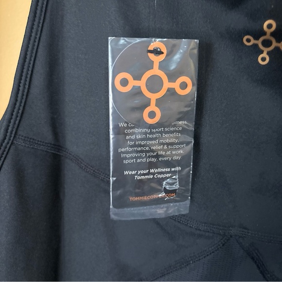 9. Tommie Copper Shirt Womens 3XL XXXL Lower Back Support Black Tank Top Casual - Picture 6 of 8